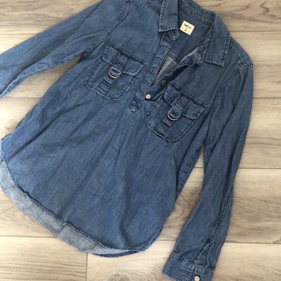 GAP Tops - 🌱Gap 1969 Classic Denim Long Sleeve